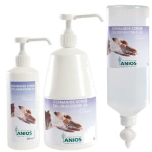 dermanios scrub chlorhexidine 4% savon antiseptique